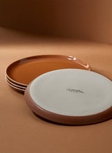 Load image into Gallery viewer, Stoneware Flat Salad/Dinner Plate | Edan 9.4"