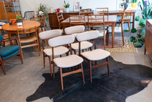 Load image into Gallery viewer, Vintage Afromosia Dining Chairs - Set of Four