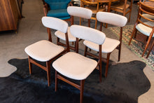 Load image into Gallery viewer, Vintage Afromosia Dining Chairs - Set of Four