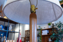 Load image into Gallery viewer, Vintage Solid Teak Floor Lamp