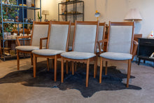 Load image into Gallery viewer, Restored Afromosia Dining Chair Set of Six