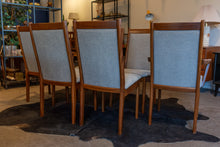 Load image into Gallery viewer, Restored Afromosia Dining Chair Set of Six