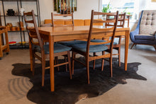 Load image into Gallery viewer, Restored Teak Drawleaf Dining Table