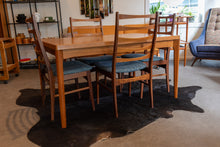 Load image into Gallery viewer, Restored Teak Drawleaf Dining Table