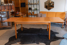 Load image into Gallery viewer, Restored Teak Drawleaf Dining Table