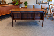 Load image into Gallery viewer, Vintage Rosewood Executive Desk