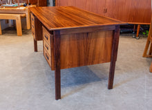 Load image into Gallery viewer, Vintage Rosewood Executive Desk