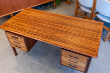 Load image into Gallery viewer, Vintage Rosewood Executive Desk