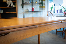 Load image into Gallery viewer, Restored Teak Drawleaf Dining Table