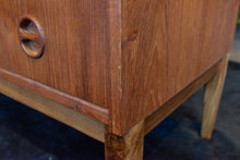Load image into Gallery viewer, Vintage Teak Bookshelf / Cabinet on Custom Base