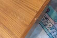 Load image into Gallery viewer, Teak Cabinet on Solid Walnut Legs