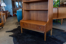 Load image into Gallery viewer, Vintage Teak Bookshelf / Cabinet on Custom Base