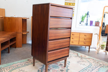 Load image into Gallery viewer, Vintage Rosewood Tall Dresser