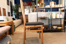 Load image into Gallery viewer, Tall Back Teak Dining Chairs - Set of Four