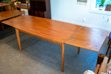 Load image into Gallery viewer, Vintage Teak Dining Table With Two Leaves