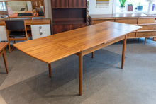 Load image into Gallery viewer, Mid Century Modern Extendable Teak Dining Table