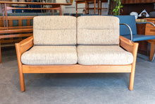Load image into Gallery viewer, Dyrlund Vintage Teak Loveseat