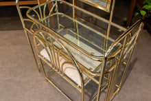 Load image into Gallery viewer, Vintage Brass Vanity with Stool