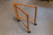 Load image into Gallery viewer, Vintage Tri-Leg Folding Bar Cart