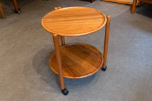 Load image into Gallery viewer, Vintage Tri-Leg Folding Bar Cart