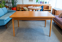 Load image into Gallery viewer, Vintage Teak Drawleaf Dining Table