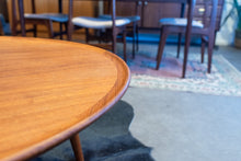 Load image into Gallery viewer, Vintage Round Teak Coffee Table