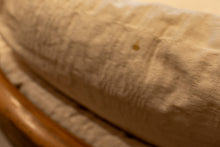 Load image into Gallery viewer, Vintage Oak Framed Sofa and Love Seat