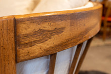 Load image into Gallery viewer, Vintage Oak Framed Sofa and Love Seat
