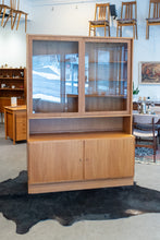 Load image into Gallery viewer, Vintage Poul Hundevad Sideboard and Hutch Wall Unit