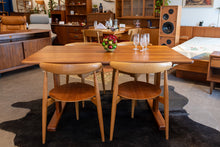 Load image into Gallery viewer, Restored Solid Teak Trestle Dining Table