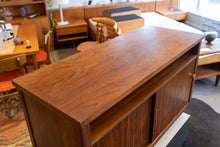 Load image into Gallery viewer, Walnut Sliding Door Credenza