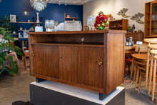 Load image into Gallery viewer, Walnut Sliding Door Credenza