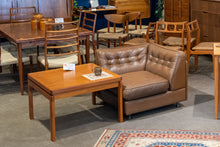 Load image into Gallery viewer, Vintage 1970's Vatne Møbler Leather Corner Seat