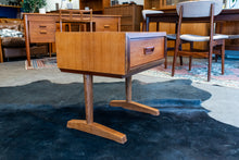 Load image into Gallery viewer, Vintage Teak Bedside Table with Drawer