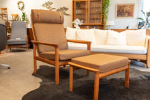 Load image into Gallery viewer, Vintage Danish Komfort Teak Lounge Chair and Ottoman - Fully Restored