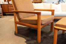 Load image into Gallery viewer, Vintage Danish Komfort Teak Lounge Chair and Ottoman - Fully Restored
