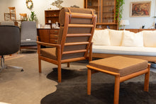 Load image into Gallery viewer, Vintage Danish Komfort Teak Lounge Chair and Ottoman - Fully Restored