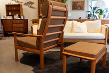 Load image into Gallery viewer, Vintage Danish Komfort Teak Lounge Chair and Ottoman - Fully Restored