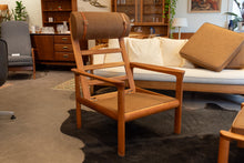 Load image into Gallery viewer, Vintage Danish Komfort Teak Lounge Chair and Ottoman - Fully Restored
