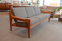 Load image into Gallery viewer, Restored Vintage Teak Sofa by Arne Wahl for Komfort