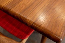 Load image into Gallery viewer, Restored Vintage Solid Teak Gudme Dining table with Two Leaves