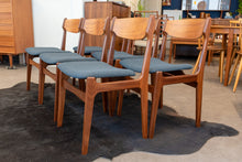 Load image into Gallery viewer, Restored Vintage Teak and Afromosia Dining Chairs - Set of Six