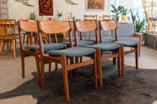 Load image into Gallery viewer, Restored Vintage Teak and Afromosia Dining Chairs - Set of Six