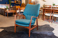 Load image into Gallery viewer, Restored Vintage Madsen and Schubell Wingback Lounge Chair