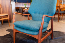 Load image into Gallery viewer, Restored Vintage Madsen and Schubell Wingback Lounge Chair