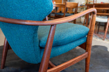 Load image into Gallery viewer, Restored Vintage Madsen and Schubell Wingback Lounge Chair