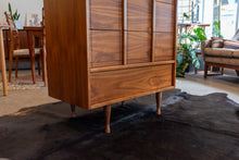Load image into Gallery viewer, Restored Vintage Walnut Tall Boy