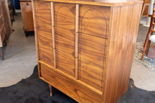 Load image into Gallery viewer, Restored Vintage Walnut Tall Boy