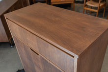 Load image into Gallery viewer, Refinished Vintage Kroehler Walnut Tallboy Dresser