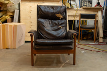 Load image into Gallery viewer, Danish Teak Arm Chair by Illum Wikkelso